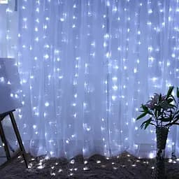 Гірлянда Світлодіодна Штора Xmas 200 LED 3х2 м Білий USB - мініатюра 3