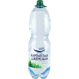 Вода мінеральна Карпатська Джерельна слабогазована 2 л