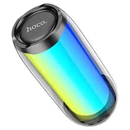 Колонка портативна Hoco HC8 Pulsating colorful luminous акустика бездротова чорна - мініатюра 2