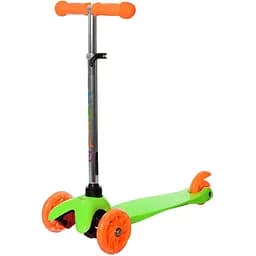 Детский самокат iTrike 29х11х59-69 см Зеленый 000222743