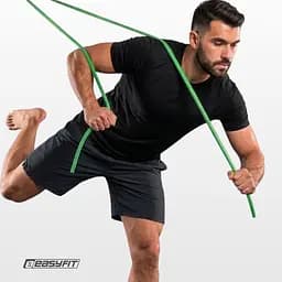 Борцівська резина EasyFit - джгут 3 м зелений (Easy) - мініатюра 7