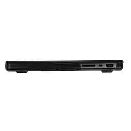 Чохол-накладка для MacBook Air 13,6 дюймів M5/M4/M3/M2, чорний, Crystal, полікарбонат (PC), захисний, прозорий, захист від подряпин і пошкоджень, вентиляція, доступ до портів, протиковзкі ніжки, для макбука, ArmorStandart (ARM79441) - мініатюра 8