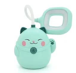 Гибкая настольная лампа Voltronic Green Cat с органайзером, 2 режима, 4,2V 600mAh - мініатюра 1