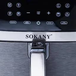 Аерофритюрниця аерогриль безмасляна Sokany SK-10004 8.5 л електрична сенсорна 1800 Вт - мініатюра 2