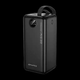 Павербанк чорний Power bank AWEI P114K 50000mAh PD 22,5W