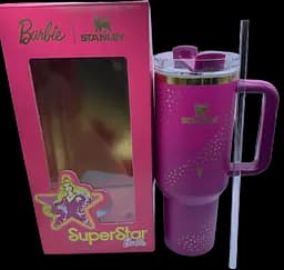 Термокухоль Stanley Quencher H2.0 Tumbler з неіржавкої сталі 1,18 л Barbie Pink Gold KT7001981