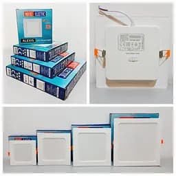 Світильник cвітлодіодний Horoz Electric Alexis/SQ-12 3CCT 12W білий (3000K-4000K-6500K) - мініатюра 6