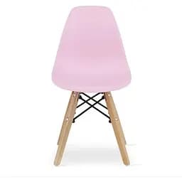 Дитячий стільчик Leobert Zubi зі спинкою рожевий