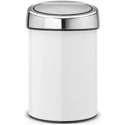 Бак для мусора Brabantia Touch Bin, 3 л, белый (364488)