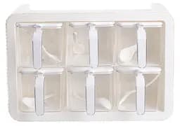 Набір спецівниць Violet House 0438 Spice White, 6 шт (7024354)