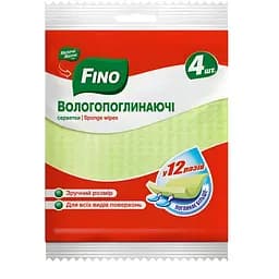 Серветки вологопоглинаючі Fino 4 шт