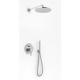 Душова система прихованного монтажу Kohlman Roxin хром + Box прихованого монтажу QW210RR35, Хром