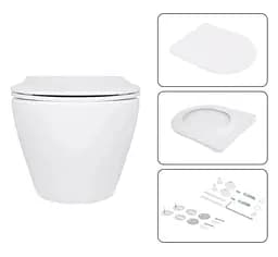 Набір Q-tap Nest 4 в 1 підвісний унітаз Jay Ultra Quiet 520x360x320 + комплект інсталяції QT07335175W48201 - мініатюра 6