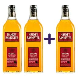 Упаковка віскі Hankey Bannister Original 40% 2.1 л (0.7 л х 3 шт.)