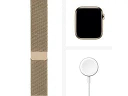 Смарт-годинник Apple Watch Series 6 GPS + Cellular 44mm Gold Stainless Steel Case with Gold Milanese Loop [M07P3] [51002] - мініатюра 5