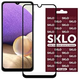 Захисне скло SKLO 3D для Xiaomi Redmi 10C / 12C / A3 / A3x / Poco C40 / C61 Чорний