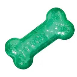 Игрушка Kong Squeezz Crackle Bone хрустящая кость для собак средних пород М