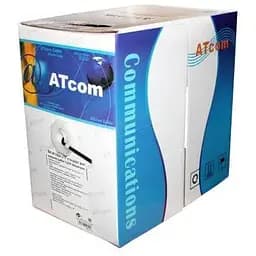 Кабель UTP CCA для зовнішньої прокладки 4x2x0.50 мм Atcom Standard бухта 305 м (10699)