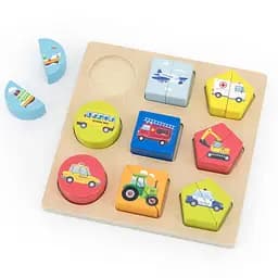Головоломка з блоків New Classic Toys Транспорт (10462) - мініатюра 3