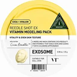 Моделююча маска для обличчя VT Cosmetics  Reedle Shot EX Vitamin Modeling Pack зі спікулами та вітамінами 25 г