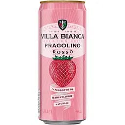 Сидр Villa Bianca Fragolino Rosso 7-8.5% ж/б 0.33 л