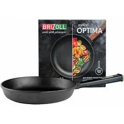 Cковорода Brizoll Optima-Black чугунная с ручкой 22х4 см (O2240-P1)