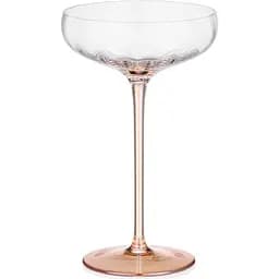 Набір келихів для шампанського Ardesto Black Mars Amber 2х200 мл AR2620AM