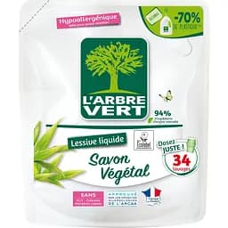 Рідкий засіб для прання L'Arbre Vert Рослинне мило запасний блок 1.53 л