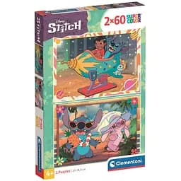  Пазл 2 в 1 Clementoni Stitch: 2 шт. по 60 елементів (24822)