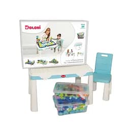 Детский набор "Играем и учимся" 04660/7 в наборе стол, стул, конструктор
