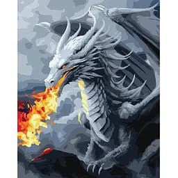 Картина за номерами Ideyka Вогнедишний дракон 40x50 см (KHO6561)