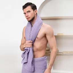 Рушник вафельний Cosas Greek Waffle Lavander 55x100 см, ліловий - мініатюра 6