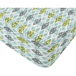 Простирадло на резинці Iris Home Fresco ранфорс 200х160х25 см бірюзове (svt-2000022309967)