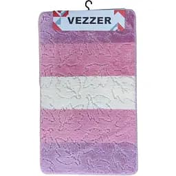 Набір килимків для ванної Vezzer Avangartline 60x100 та 60x50 см рожевий (VZA05244) - мініатюра 2