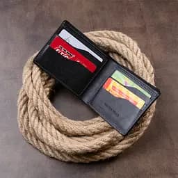 Чоловічий шкіряний гаманець Grande Pelle 11.5х9х0.7 см acs0015933 - мініатюра 8