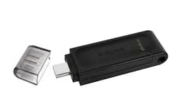 Флеш-накопичувач USB3.2 64GB Type-C Kingston DataTraveler 70 Black (DT70/64GB) - мініатюра 4