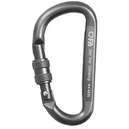 Карабін First Ascent з муфтою NFC 7 mm Grey (1060-FA 7019 04)