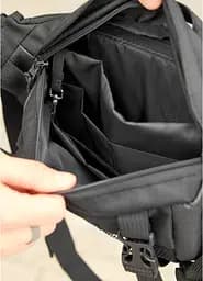 Велика чоловіча поясна сумка бананка для планшета Sambag 38х21 см sum0027311 - мініатюра 18