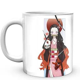 Кружка GeekLand Demon Slayer Рассекающий демонов Клинок Незуко Плачет SL 02.445 330 мл белая