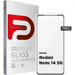 Защитное стекло для смартфона ArmorStandart Pro Xiaomi Redmi Note 14 5G Black (ARM83175)