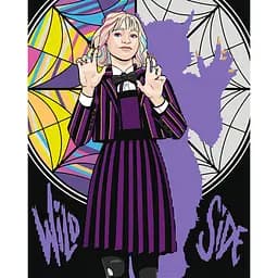 Картина за номерами Santi Wednesday Two sides of Enid Sinclair з алмазною мозаїкою 40х50 см (954975)