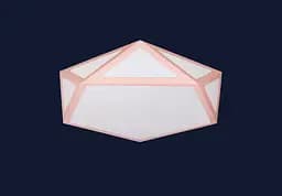 Люстра стельова LED Levistella 752L66 PINK, 50W, рожевий, метал, акрил, сучасний стиль - мініатюра 2