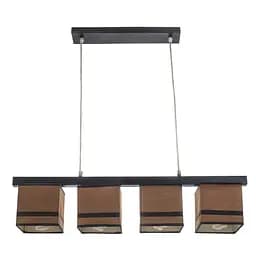 Люстра подвесная Brille с абажуром E14 60W BK (BKL-623S/4)