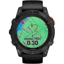Смарт-годинник Garmin Fenix 7 Pro Solar Edition Slate Gray with Black Band (010-02777-00) [90551] - мініатюра 2