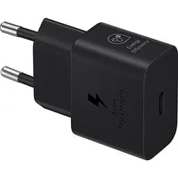Мережевий зарядний пристрій Samsung 25W + Cable USB-С to USB-С Black (EP-T2510XBEGEU) [95121] - мініатюра 4