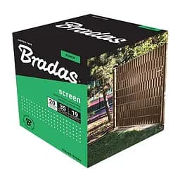 Стрічка для паркану Bradas 19 см x 35 м TOB4501935BR  - мініатюра 2