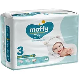 Детские подгузники Moffy Twin 3 (5-9 кг) 34 шт.