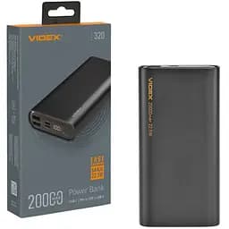 Повербанк 20000mAh Videx VPB-320 22.5W Black (VPB-320-B)