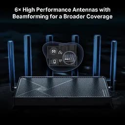 TP-Link Маршрутизатор Archer BE400 BE6500, 3xGE LAN, 1x2.5GE LAN, 1x2.5GE WAN, 1xUSB3.0 MESH - мініатюра 10