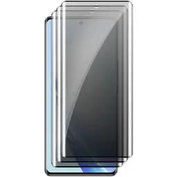 Защитное стекло DK для Infinix Zero Ultra 3D Антишпион Full Glue 020543 black 3 шт.